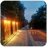 公園雕塑景觀亮化怎樣做？——洗墻燈如何安裝固定？